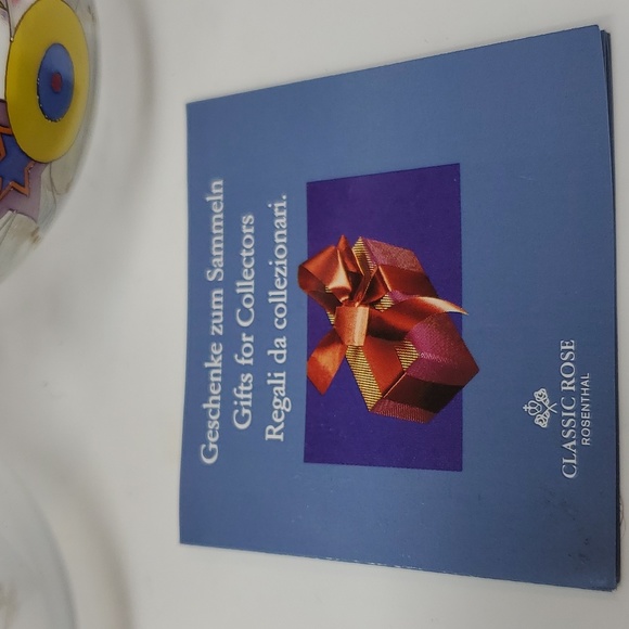 Rosenthal Germany Artistly Painted Glass Christmas Balls Floral Ornaments Lot 2 - Picture 5 of 8